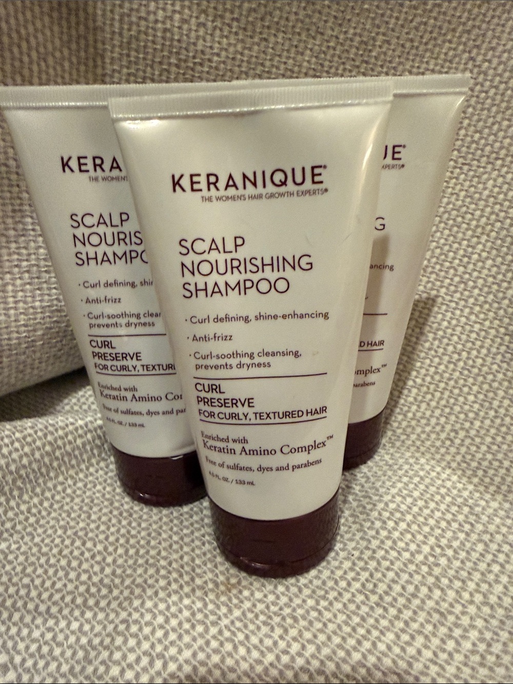 Keranique Scalp Nourishing Shampoo - Cream and Brown